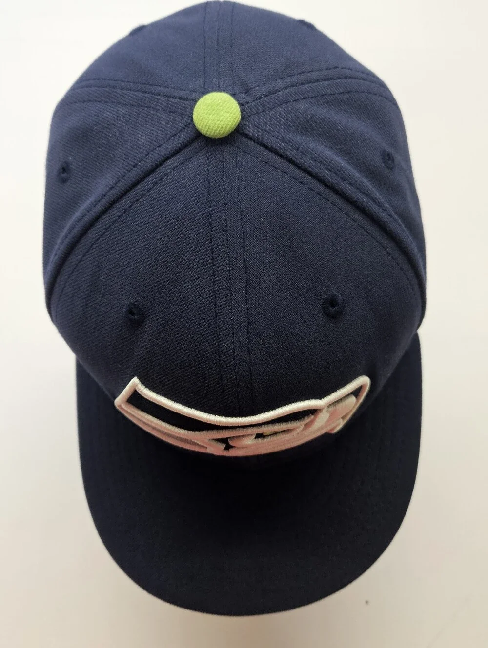 Seattle Seahawks Fitted Hat New Era 59 Fifty Size 7 1/4 NFL Baseball Cap Blue